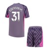 Officiële Voetbalshirt + Korte Broek Doelman Manchester City Ederson Uit 2023-24 - Kids